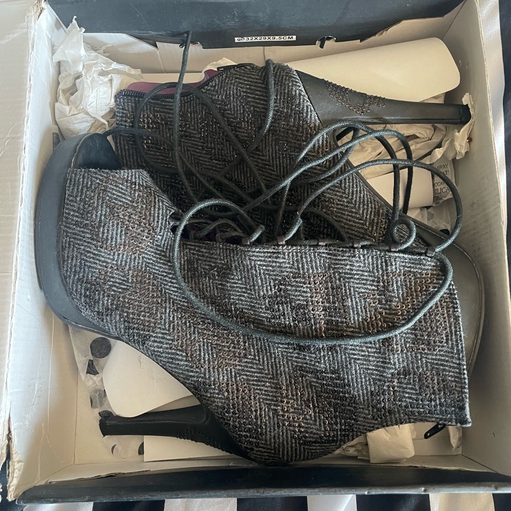 My Dear Watson Iron Fist platform bottles Size 10